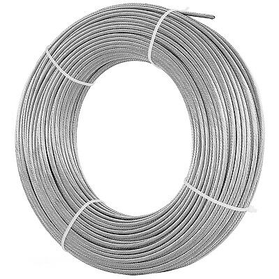 Everbilt 1/4 in. x 200 ft. Galvanized Vinyl Coated Steel Wire Rope